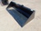 90 Skid Steer Bucket w/Single Blade