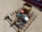 Pallet with Cain Block and other Misc Items
