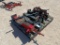 (5) Mechanic Trailer Jacks/(2) I Beam Trolley Rollers