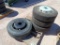 (3) Unused Gooseneck Wheels w/Tires 215/75 R 17.5 (1) Gooseneck Wheel w/Tire 235/75 R 17.5