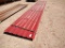 (5 pcs) U Panels 20' 4'' Long, Color Crimson Red