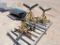 (3) Max-Jax Pipe Jack Stand, Submersible Water Pump