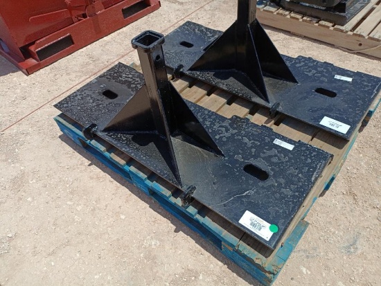 Unused 2'' Hitch Receiver V2 (Skid Steer Attachment)