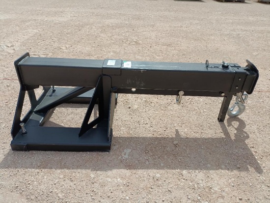 Unused Forklift Jib Boom, Manually Telescope