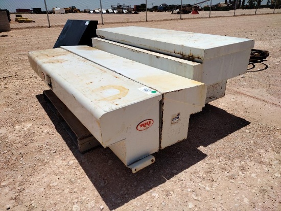 (2) RKI Side Mount Tool Boxes, (1) Tool Box