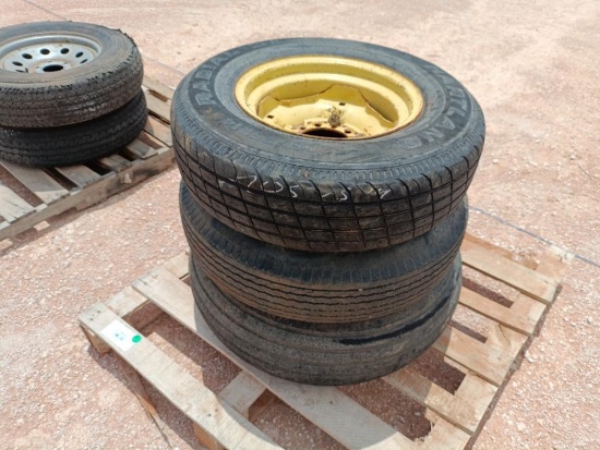 (3) Misc Wheels w/Tires
