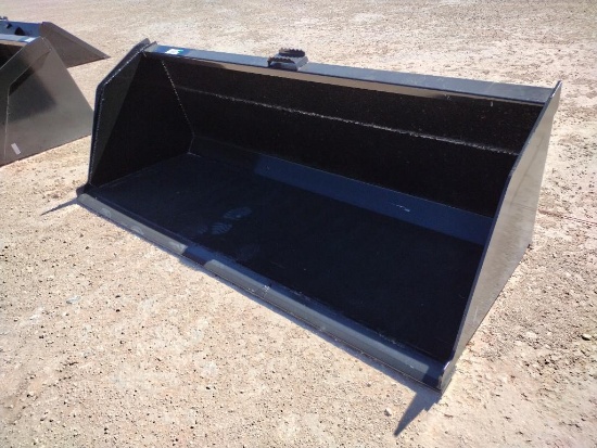 Unused 84 Skid Steer Snow/Litter Bucket w/Single Blade
