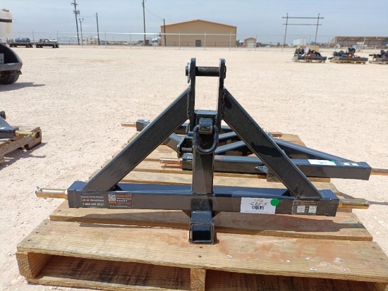 Unused Wolverine TQH-26-02C 3 Point Hitch w/ Receiver Hitch