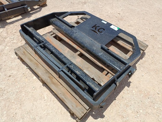 Unused 45'' Skid Steer Fork Frame V2 w/42'' Forks