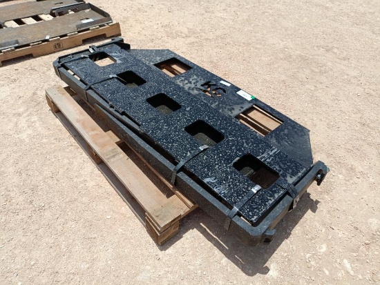 Unused 60'' Skid Steer Fork Frame w/42'' Forks
