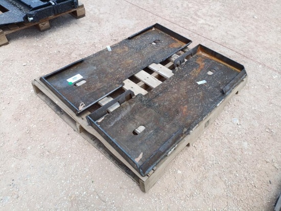 (2) Unused Formed Skid Steer Frames