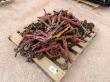 Pallet of Misc Binders and Chains