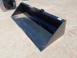 90 Skid Steer Bucket w/Single Blade