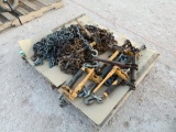 Pallet of Misc Binders and Chains