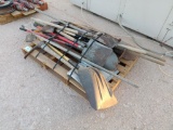 Pallet of Misc Shovels