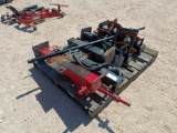 (5) Mechanic Trailer Jacks/(2) I Beam Trolley Rollers