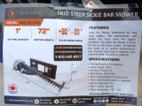 Unused Wolverine SBM-12-72W Skid Steer Sickle Bar Mower
