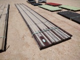 (36 pcs) R Panels 25ft Longest & Misc Lengths, Color Koko Brown