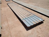 (99 pcs) U Panels 21ft Longest & Misc Lengths, Color Rustic Red