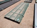 (4 pcs) R Panels 9' 3'' Long, Color Col. Green /(2) U Panels