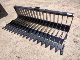 Unused 76'' Skid Steer Skeleton Bucket, Low Side
