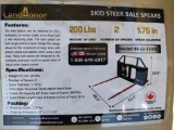 Unused Land Honor Skid Steer Bale Spears