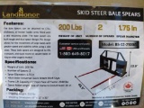 Unused Land Honor Skid Steer Bale Spears