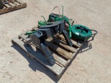 Pallet of Misc Items, Hose Reels, 5th Wheel Trailer Hitch