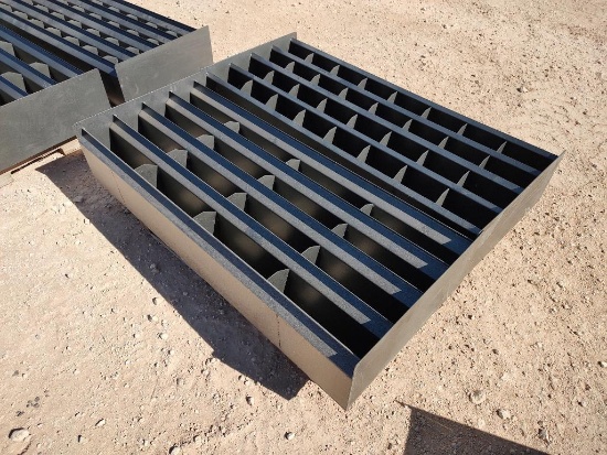 (2) 4Ft Metal Bolt Bins