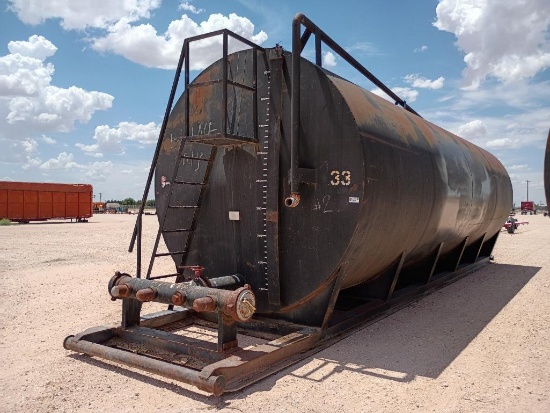 500 BBL Skidded Frac Tank