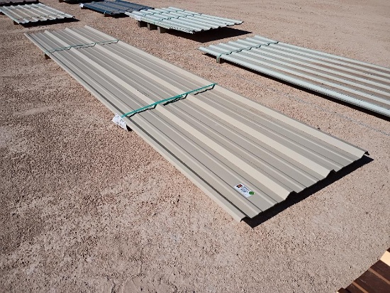 (8 pcs) R Panels 15' 10'' Long, Light Stone