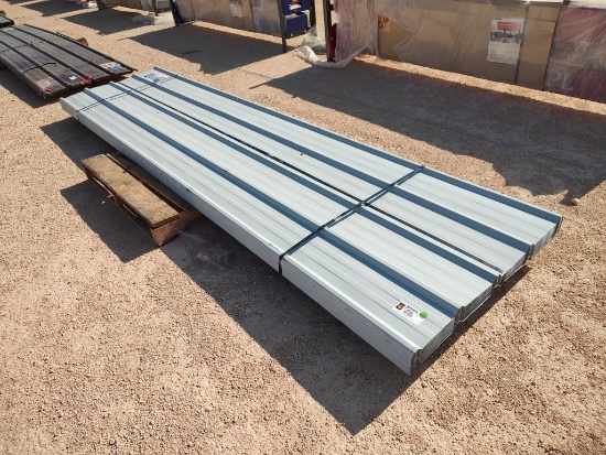 (70) White Metal Roof/Wall Panels 12ft x 3ft