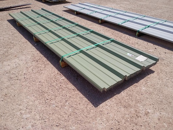 (50 pcs) 28 Gauge R Panels 12ft Long, Misc Colors