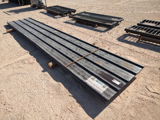 (30) Brown Metal Roof/Wall Panels 16ft x 3ft