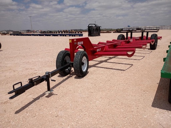 Industrias America 825 Round Bale Wagon