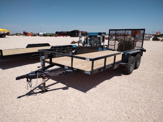 2026 Diamond Arrow 16Ft Utility Trailer