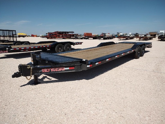 2026 ED 30Ft Flat Bed Trailer w/ Flip-Over Ramps