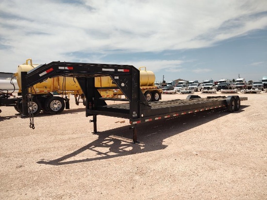 2009 Load Max 38Ft Gooseneck Car Hauler Trailer