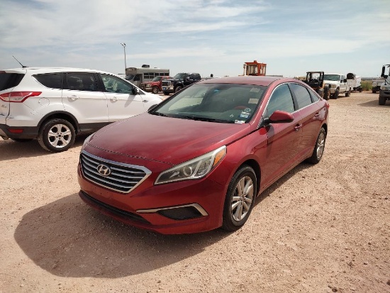 2016 Hyundai Sonata Passenger Car (Does Not Run)