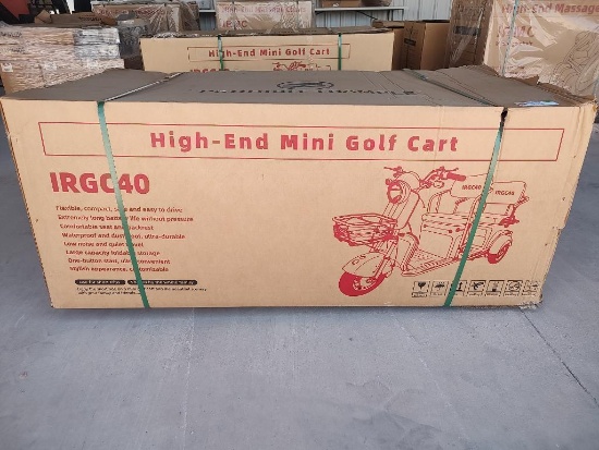 IRGC40 High-End Mini Electric Golf Cart (Color Red)