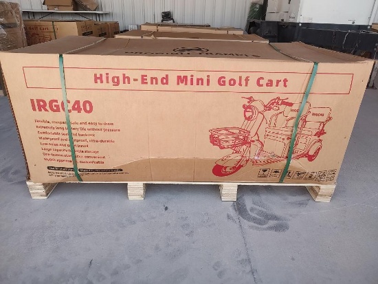 IRGC40 High-End Mini Electric Golf Cart (Color Red)