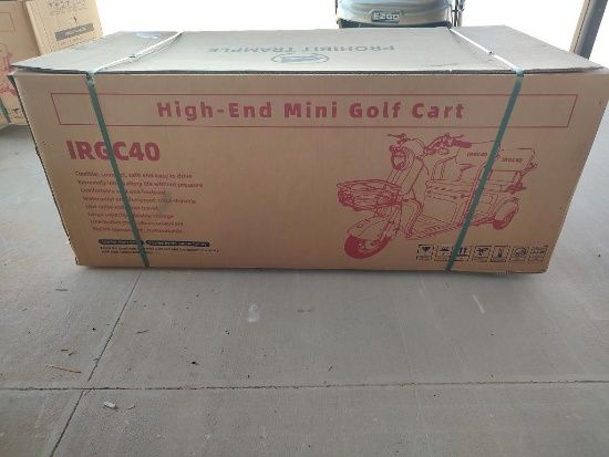 IRGC40 High-End Mini Electric Golf Cart (Color Green)