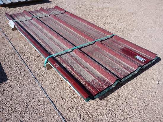 (35 pcs) R Panels 6ft Long, Misc Colors