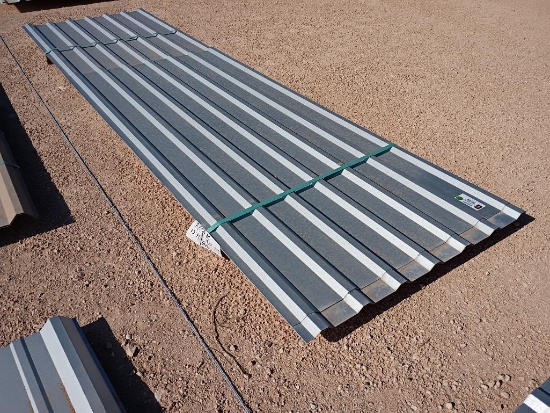(7 pcs) U Panels 12ft Long, & (8 pcs) U Panels 7.5 Long, Galvalume