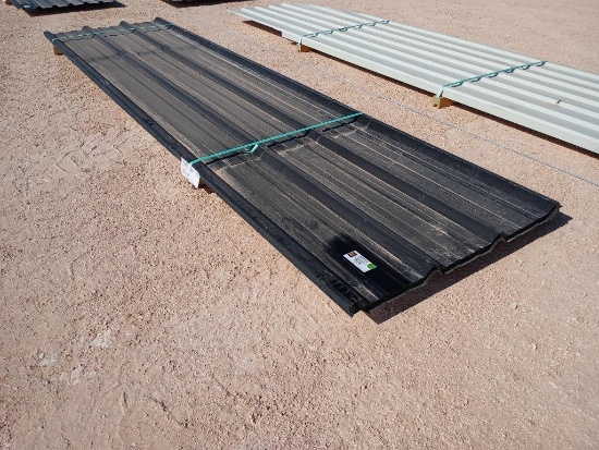 (24 pcs) R Panels 12.5ft Long, Black