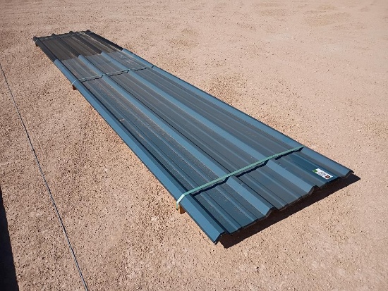 (6 pcs) R Panels 18ft Long, Black