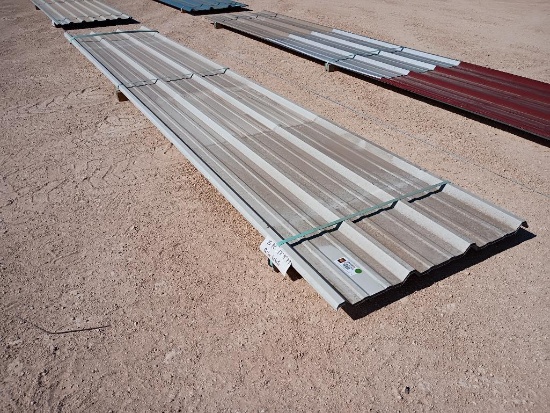 (15 pcs) R Panels 17' 4'' Long, Polar White