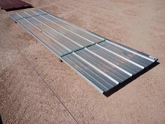(12 pcs) R Panels 13ft Long, Galvalume
