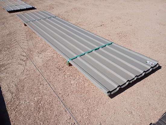 (28 pcs) U Panels 13ft Long, Ash Gray
