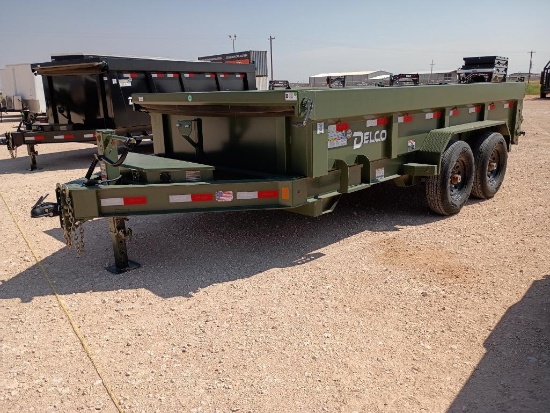 2025 Delco 14Ft Dump Trailer
